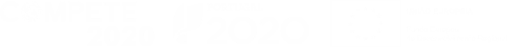 Logos of Compete 2020, Portugal 2020, and European Union's European Regional Development Fund.
