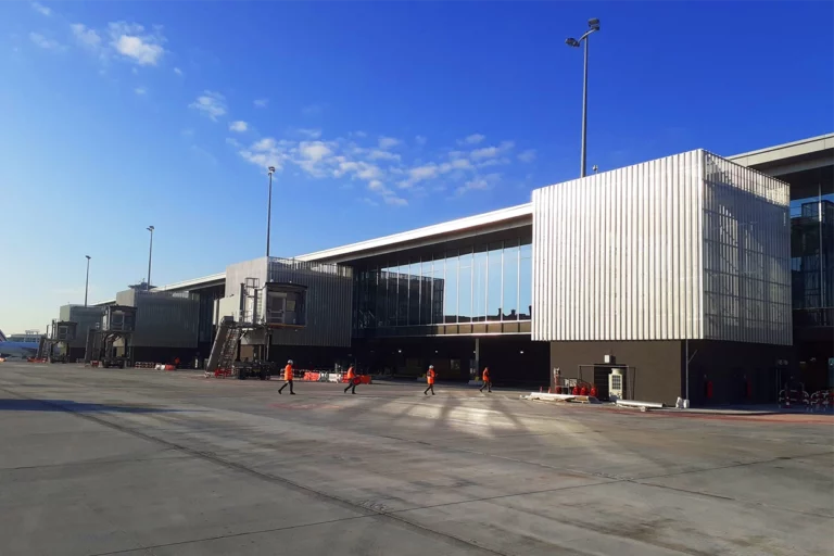 South Terminal of Orly Airport in France.